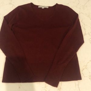 Maroon Ann Taylor Loft sweater